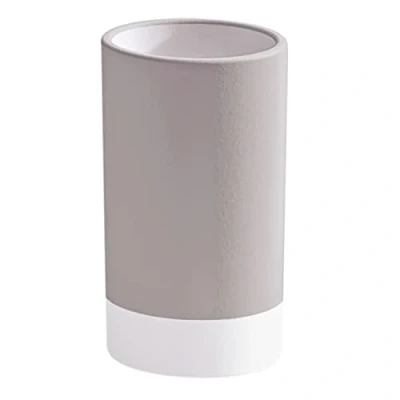 Image of Gedy Light Taupe, G New Mizar, Bathroom, Ceramic Toothbrush Holder, 2 Years Warranty, R&amp;D Design, Measures 10.8 x 6.4 cm, One Size