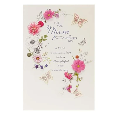 Image of UK Greetings Mother&#039;s Day Card for Mum Beautiful Design