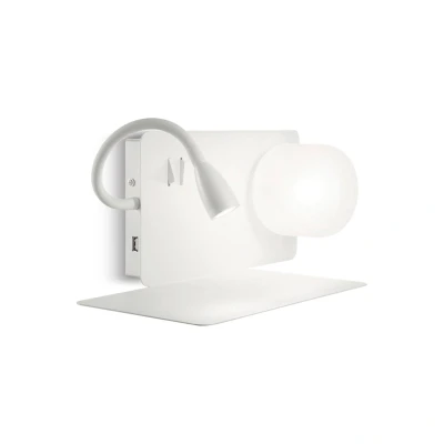 Image of Book LED 2 Light Wall White, G9
