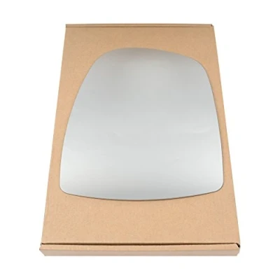 Image of Less4spares Wing Mirror Glass Left Compatible with Vauxhall Vivaro 2001 2014 STICK ON Passenger Near Side Convex