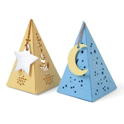 Image of Sizzix Thinlits Die Set 7PK Celestial Favor Box by Lisa Jones, 665184