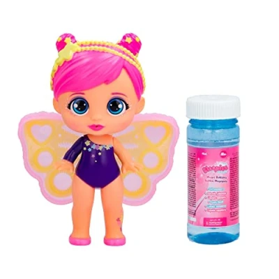 Image of BLOOPIES Magic Bubbles Margot, Collectible Fairy Doll that Squirts Water and Makes with her Wings, Bath Toy for Girls Boys from 18 months