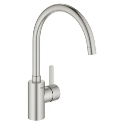Image of GROHE Eurosmart Cosmopolitan Single Lever Sink Mixer 1/2&quot; Supersteel 32843DC2
