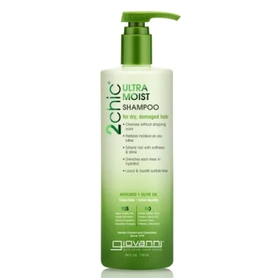 Image of GIOVANNI COSMETICS Ultra Moist Shampoo With Avocado And Olive Oil (24 Ounce)