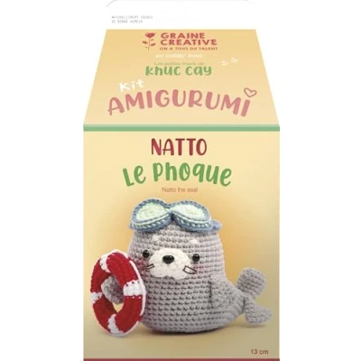 Image of GRAINE CREATIVE Amigurumi Seal Hook Kit