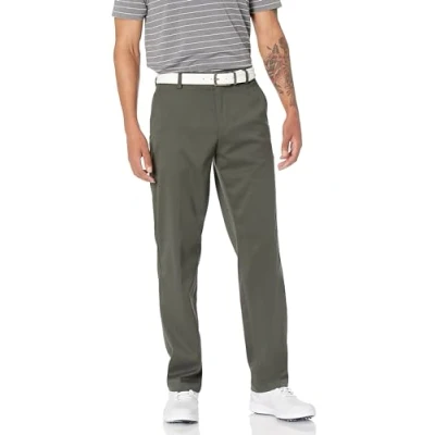 Image of Amazon Essentials Men&#039;s Classic Fit Stretch Golf Trousers (Available in Big &amp; Tall), Olive, 33W / 30L