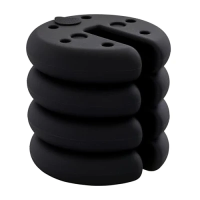 Image of Outsunny Gazebo Weight Set of 4, Heavy Duty Sand Fillable Leg Weights for Marquee Party Tent Canopy, Total 20kg