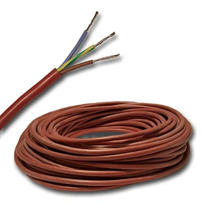 Image of Silicone Cable e.g. for Sauna, 5 m, SIHF Cable, 3 x 1.5 mm²