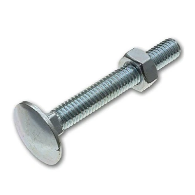 Image of M10 x 200mm Cup Square Bolt &amp; Hex Nut Single