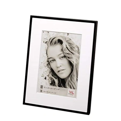 Image of Walther design Picture Frame, Black, 4x6 inch (10x15 cm)