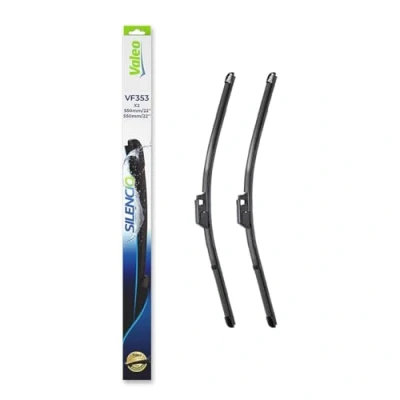 Image of VALEO Silencio Wiper VF353 Kit of High Performance, Superior Road Visibility, Easy Installation Original Flat Blades 550mm/550mm Front Set 2 574308