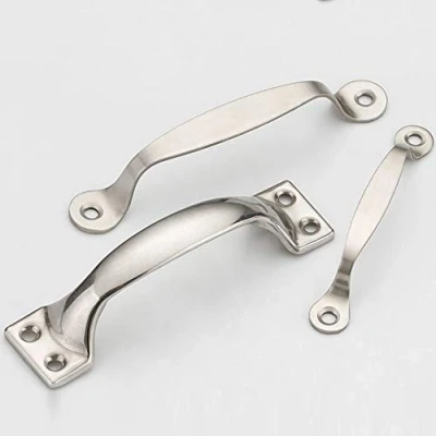Image of TopHomer Stainless Steel Handles, 5pcs Drawer Handles Knobs Pull Cupboard Closet Door Bow Shape Handle 110mm