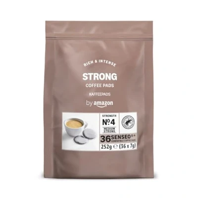 Image of by Amazon Strong pods, Pack of 36, Suitable for Senseo Machine