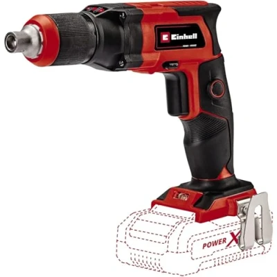 Image of Einhell Power X Change 18V Cordless Drywall Screwdriver 4000 RPM, Depth Stop, Magnetic Bit Holder, LED TE DY 18 Li Solo Lightweight Drill Driver With Storage Case (Battery Not Included)