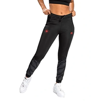 Image of Venum Women&#039;s Phantom Jogging Pants Sweatpants, Black/Red, Large