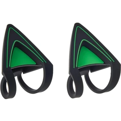 Image of Razer Kitty Ears for All Kraken Headsets (Engineered to Fit Your Kraken, Adjustable, Waterproof) Green