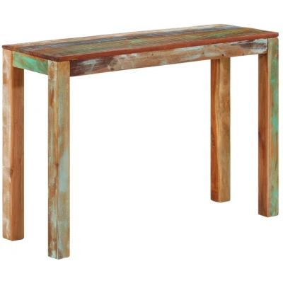 Image of vidaXL Console Table 110x35x76 cm Solid Reclaimed Wood