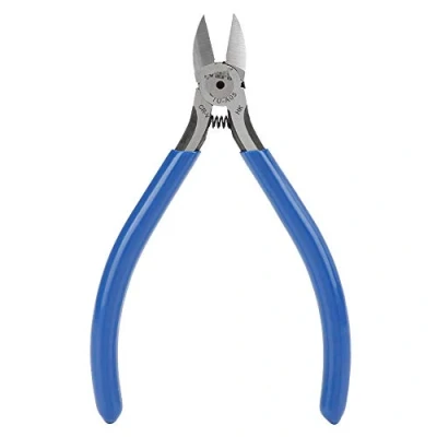 Image of Diagonal Pliers, 5 Inch Electrical Wire Cable Cutters Cutting Side Snips Flush Pliers for Bending and Electric Wire, Iron Steel