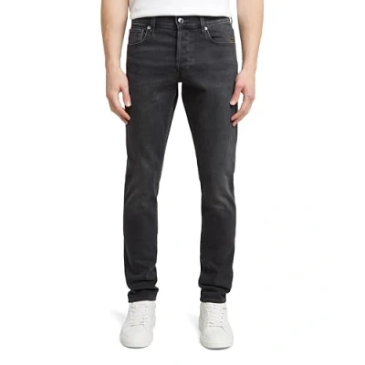 Image of G Star 3301 Slim fit jeans Nero black stretch denim antic charcoal, Men&#039;s, Size: 40x32, charcoal