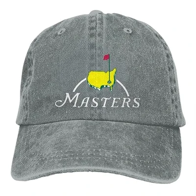 Image of BrAvee Baseball Cap Hip hop The Masters Golf Tournament Trucker Hat Accessories Retro Distressed Cotton Snapback for Unisex Adjustable Birthday Gift Christmas