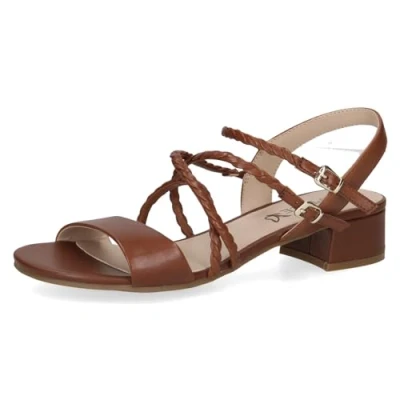 Image of CAPRICE Women&#039;s 9 28201 42 Sandals, Cognac Nappa, UK