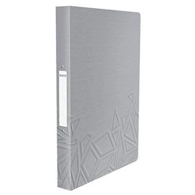 Image of Leitz Urban Chic A4 Ring Binder, Grey, 26mm Spine Width, 2 Mechanism, Chic, 42070088