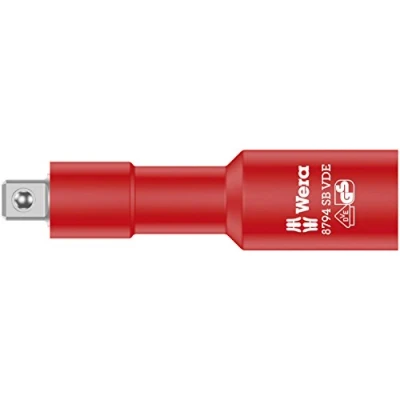 Image of Wera 8794 SB Zyklop VDE Short Extension, 3/8&quot; Drive, x 91 mm, 05004964001