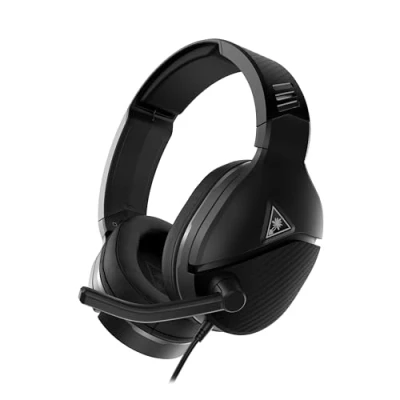Image of Turtle Beach Recon 200 Gen 2 Powered Gaming Headset for Xbox Series X, S, &amp; One, PlayStation 5, PS4, Nintendo Switch, Mobile, PC with 3.5mm connection Black