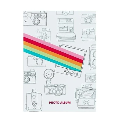 Image of Grupo Erik Vintage Cameras Photo Album 6x4 10x15 cm Family 36 Pockets Friend Gifts Books For Memories Slip In