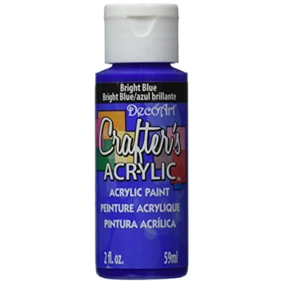 Image of Deco Art Acrylic Paint, Bright Blue, 59ml