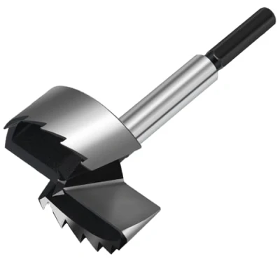 Image of HSAWBIT 70mm Forstner Drill Bit for Woodworking, Wood Bits Holes, Hinge Cutter (Ø70mm, length 150mm, HEX Shank)