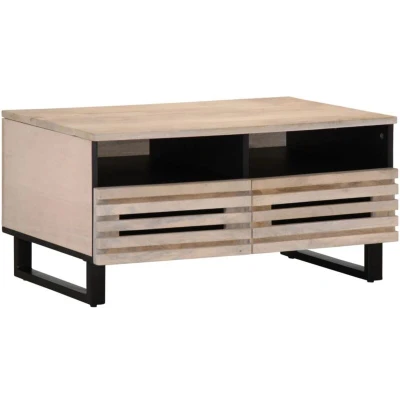 Image of vidaXL Coffee Table 80x55x40 cm Solid Wood Mango