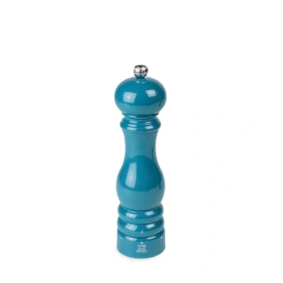 Image of PEUGEOT Paris u&#039;Select Pepper Mill 22 cm ParisRama Collection 6 Pre Defined Grinding Settings PEFC Certified Wood Made in France Pacific Blue Lacquered Colour