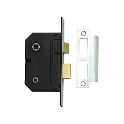 Image of Yale Essentials Bathroom Privacy Lock, 2.5 inch/64mm Mortice Toilet/Restroom Door Sashlock with Easy Fitting Template and instructions. (Chrome)
