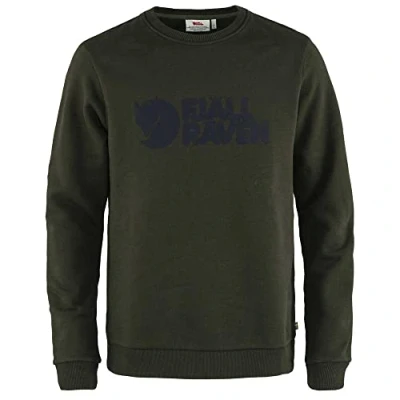 Image of FJALLRAVEN 84142 662 Fjällräven Logo Sweater M Sweatshirt Men&#039;s Deep Forest Size S