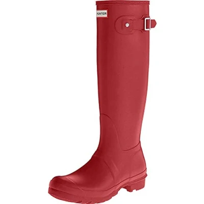 Image of Hunter Women&#039;s Original Tall Rain Boots Red 6