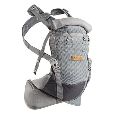 Image of VAUDE Amare Baby Carrier Newborn from Birth to 3 Years, Kraxe Child Carrier, Back and Belly Baby, Freedom of Movement Comfortable Material