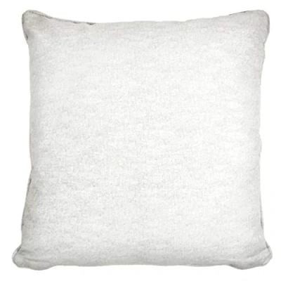 Image of Fusion Sorbonne 100% Cotton Filled Cushion 43x43 cm in White