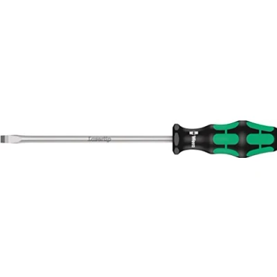 Image of Wera 110011 Kraftform 334 Screwdriver Flared Slotted Tip 1.2/175mm