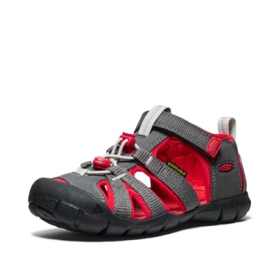 Image of KEEN Seacamp 2 CNX Sandals, Magnet/Red Carpet, 10 UK Child