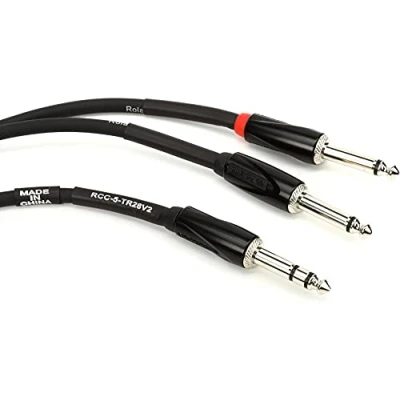 Image of Roland Rcc 5 Tr28V2 Interconnect Cables, Black