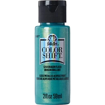 Image of PLAID ENTERPRISES, INC. FOLKART Color Shift FLA, Dragon Flash, 59 ml (Pack of 1)