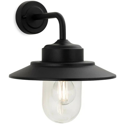 Image of Naples Wall Light Black IP44