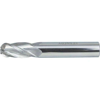 Image of Sherwood 4.00MM Carbide Micrograin 4 Flute Plain Shank Ball Nosed End Mills