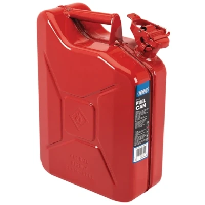 Image of Draper Steel Fuel Can, 10L, Red