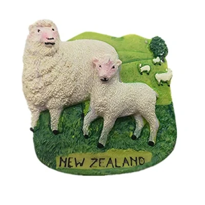 Image of 3D Sheep New Zealand Fridge Magnet,Travel Sticker Souvenir Home &amp; Kitchen Decoration refrigerator magnet