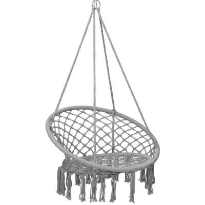 Image of vidaXL Hammock Swing Chair 80 cm Grey