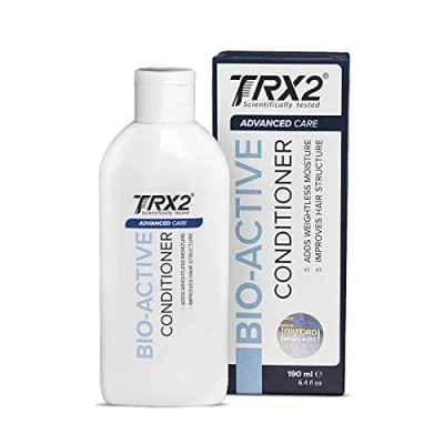 Image of TRX2 Bio Active Hair Conditioner Suitable for All Skin and Types Naturally based Weightless Moisture Improves Structure Paraben Free Natural Plant Extracts 190 ml