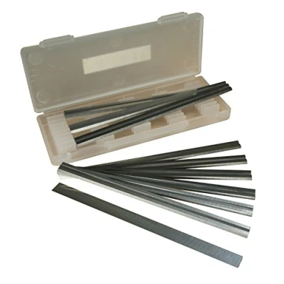 Image of Box Of 10 82mm TCT CARBIDE REVERSIBLE PLANER BLADES replaces Makita, Black&amp; Decker, Bosch, DeWalt, Trend and Elu planers …