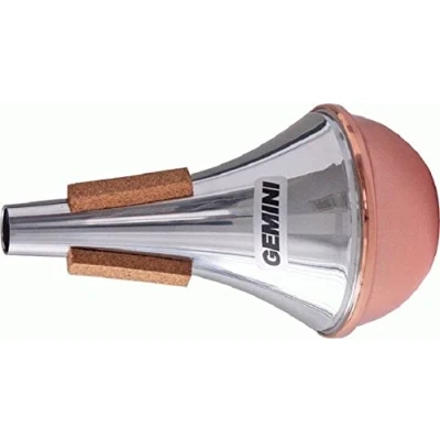 Image of Tom Crown mute straight trumpet, Gemini, copper back